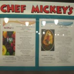 Chef Mickey's Menu