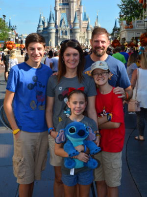 Magic Kingdom family picture