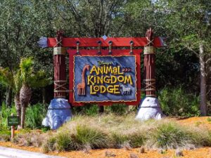 Animal Kingdom Lodge Entrance Sign