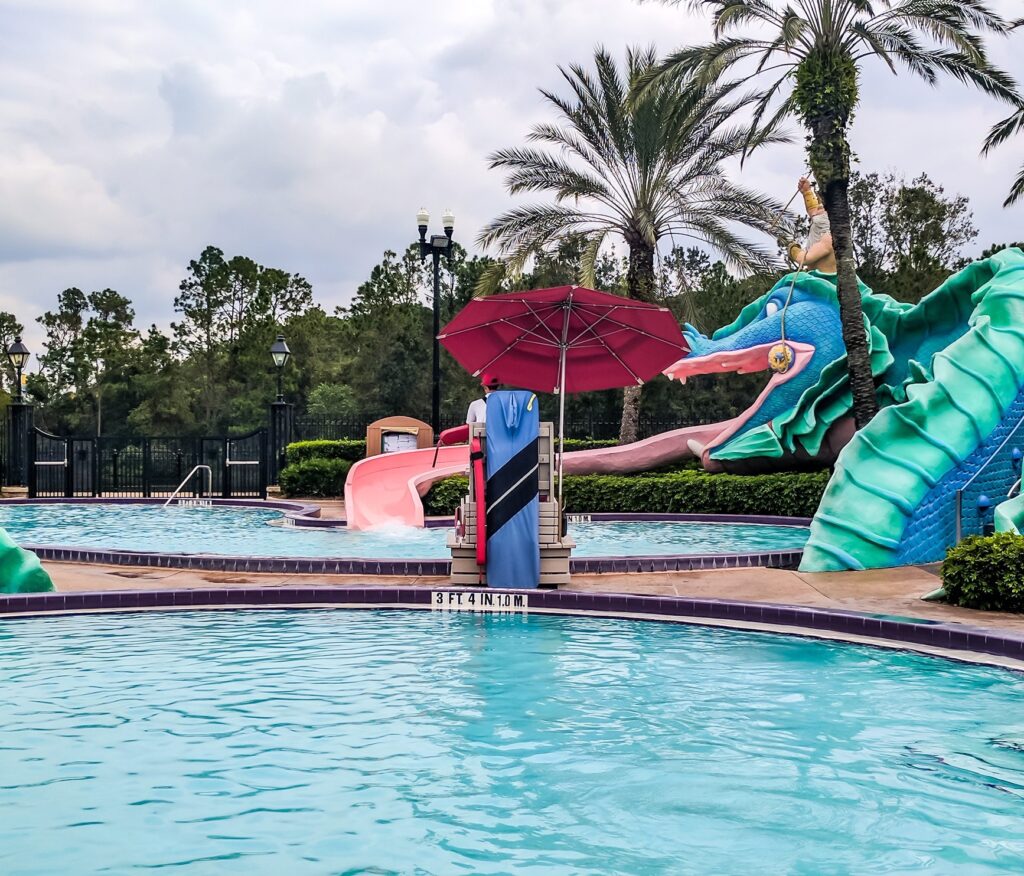 Doubloon Lagoon Pool at Port Orleans French Quarter | Wish Upon a Star ...