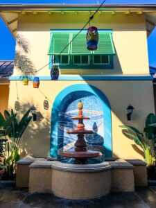 Fountain at Caribbean Beach Resort