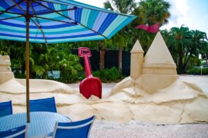 Giant Sandcastle Toys at Old Key West