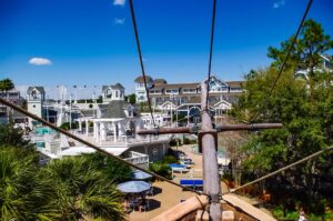 Pirate Ship Overlooking Beach Club