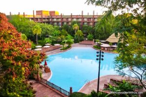 Pool View at Animal Kingdom Lodge