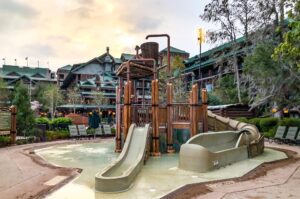 Splash Pad at Wilderness Lodge