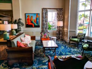 Caribbean Beach Resort Lobby Seating