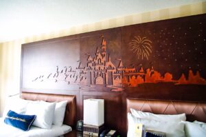 Fireworks Headboard at Disneyland Hotel