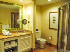 Standard Room Bathroom at Portofino Bay Hotel