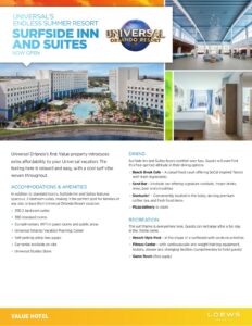 Surfside Inn & Suites Fact Sheet