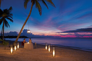 Romantic Dinner on the Beach at Secrets