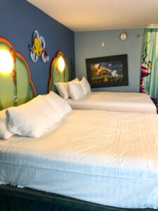 Little Mermaid Standard Room Beds at Art of Animation