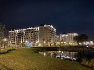 Disney's Riviera Resort at Night