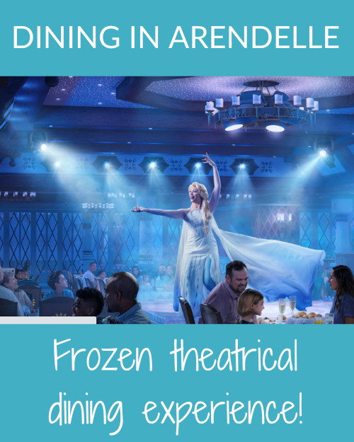 Frozen Dining Experience on the Disney Wish