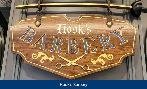 Hook's Barbery on the Disney Wish