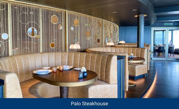 Palo Steakhouse on the Disney Wish