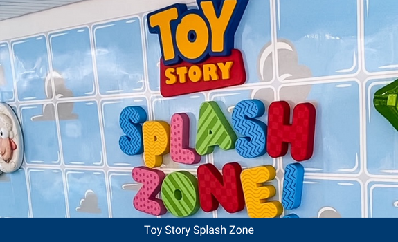 Toy Story Splash Zone on the Disney Wish