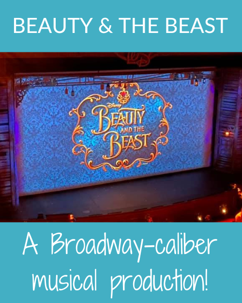 Beauty and the Beast Stage Show on the Disney Dream