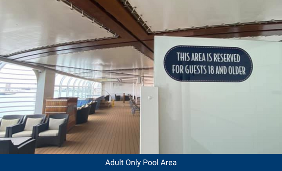 Adult Only Pool Area on Disney Dream