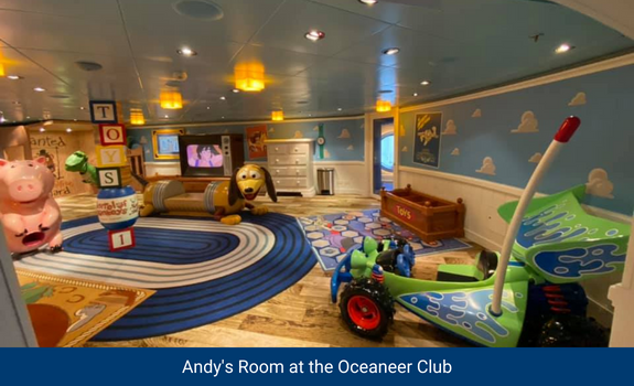 Andy's Room at Oceaneer Club on Disney Dream