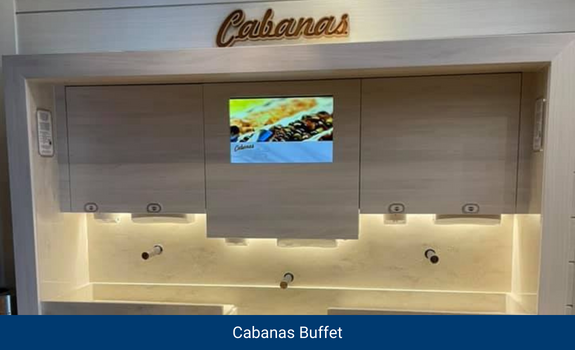 Cabanas Buffet on Disney Dream