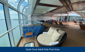 Quiet Cove Pool Area on Disney Dream
