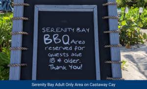 Serenity Bay Adult Only Beach on Castaway Cay
