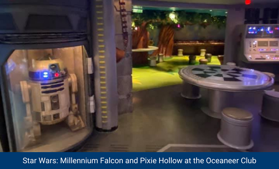 Star Wars Millennium Falcon on Disney Dream Oceaneer Club