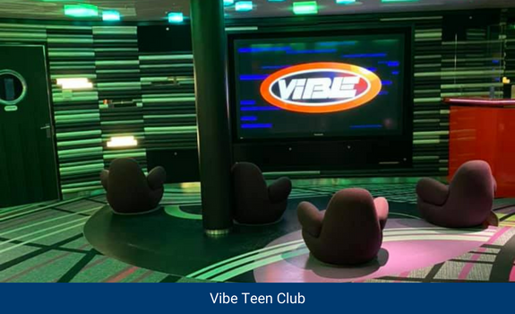 Vibe Teen Club on the Disney Dream