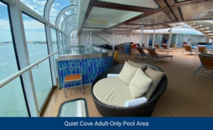 Quiet Cove Pool Area on Disney Fantasy