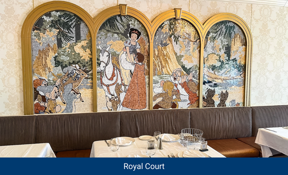 Royal Court Restaurant on Disney Fantasy