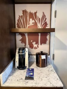 Wilderness Lodge Room Coffee Station