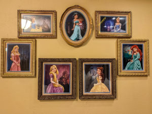 Princess Decor in a Royal Guest Rooms at Disney's Port Orleans Resort Riverside