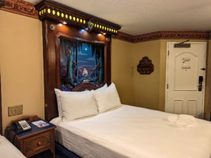 Magical Headboard in a Royal Guest Rooms at Disney's Port Orleans Resort Riverside