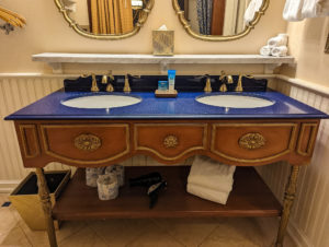 Bathroom Sinks in a Royal Guest Rooms at Disney's Port Orleans Resort Riverside