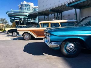 Cabana Bay Beach Resort Vintage Cars