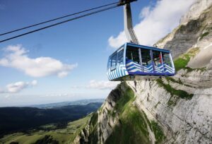Cable Car in Switzerland - Courtesy of Tauck