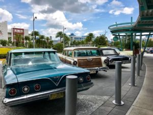 Vintage Cars at Cabana Bay Beach Resort