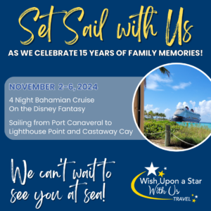 15th Anniversary Group Cruise - November 2024