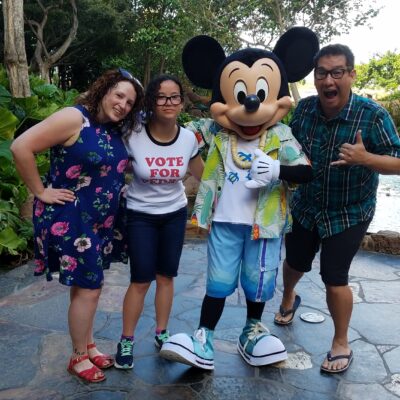 Carrielyn Louie - Aulani Travel Agent with Mickey
