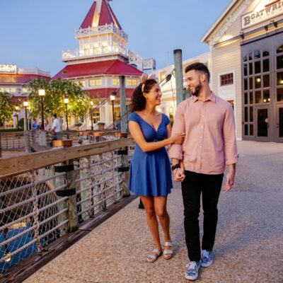 Couple at Disney World