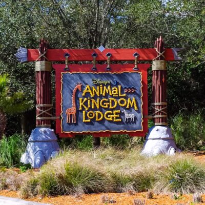 Animal Kingdom Lodge Entrance Sign