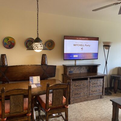 Animal Kingdom Lodge One Bedroom Villa Dining Area