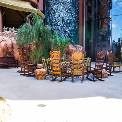 Animal Kingdom Lodge Outdoor Fireplace