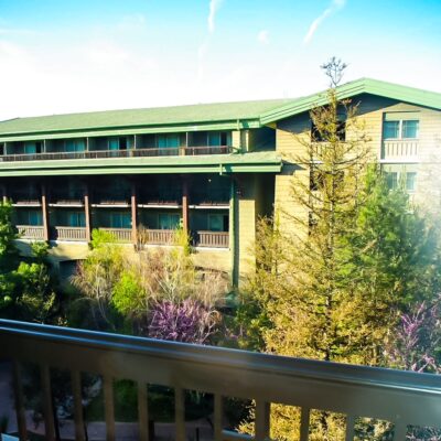 Balcony at the Grand Californian Hotel