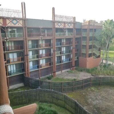 Balcony in Deluxe Studio - Animal Kingdom Lodge Jambo House