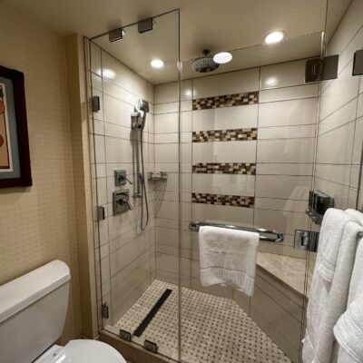 Bathroom Shower at Grand Californian Hotel & Spa (2)