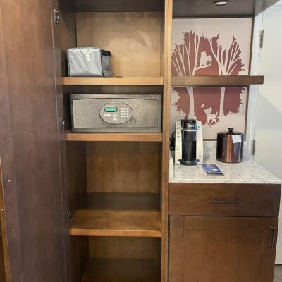 Closet with Safe in Wilderness Lodge Standard Room