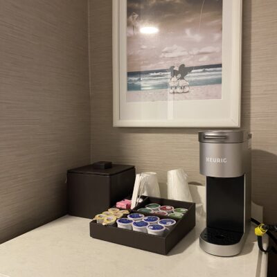 Coffee Station in Room at Disney's Beach Club Resort