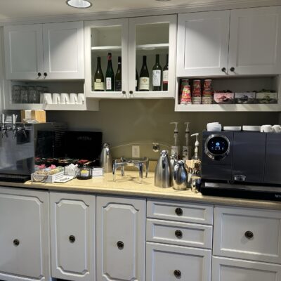 Coffee and Beverages in the Regatta Lounge at Disney's Yacht Club