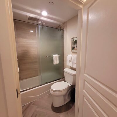 Deluxe Studio Bathroojm at Disney's BoardWalk Villas